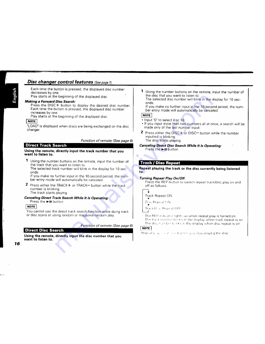 Kenwood KRC-403 Instruction Manual Download Page 16