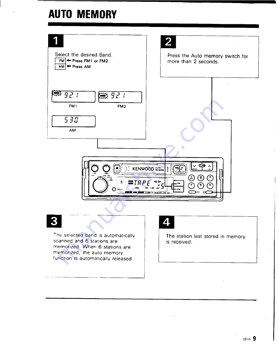 Kenwood KRC-430 Instruction Manual Download Page 9