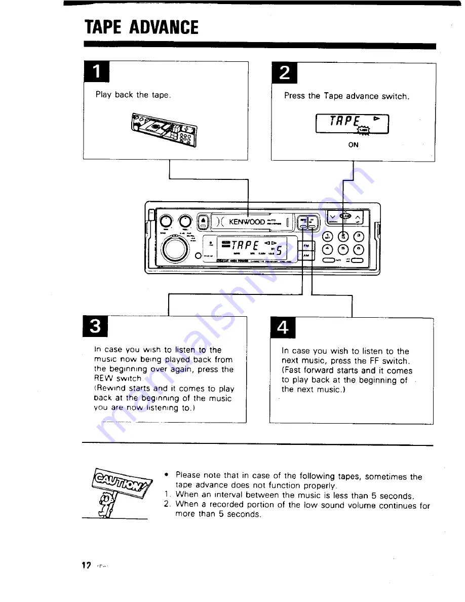 Kenwood KRC-430 Instruction Manual Download Page 12