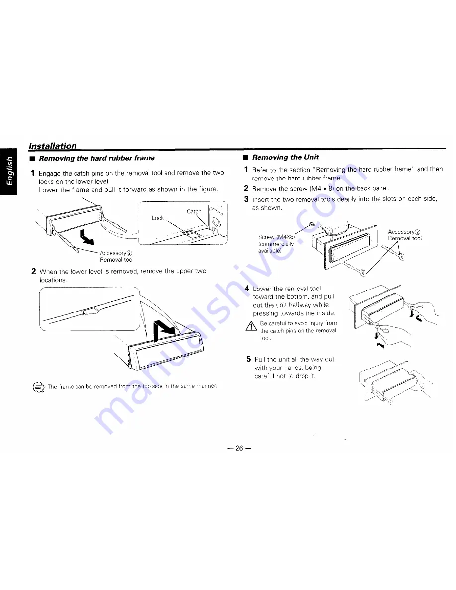 Kenwood KRC-435 Instruction Manual Download Page 26