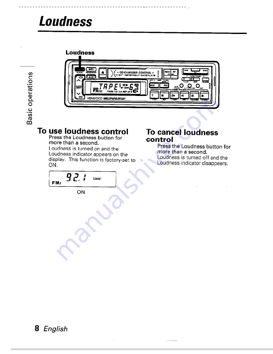 Kenwood KRC-480 Instruction Manual Download Page 8