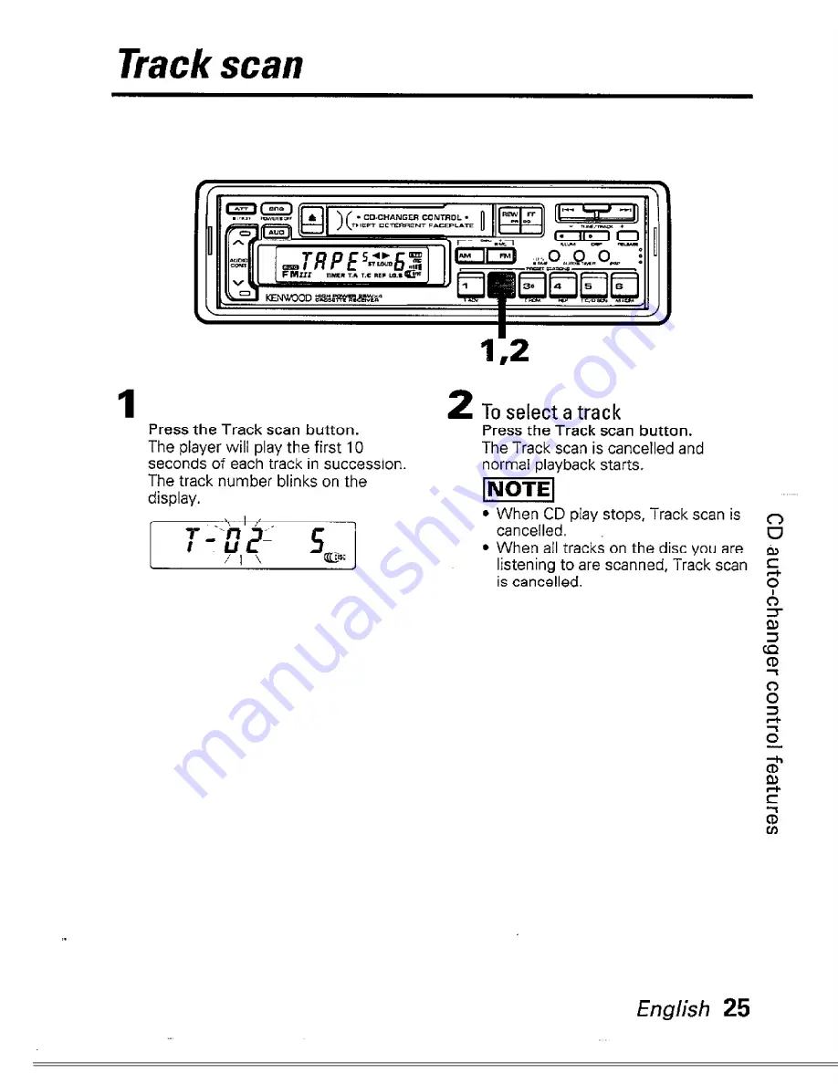 Kenwood KRC-480 Instruction Manual Download Page 25