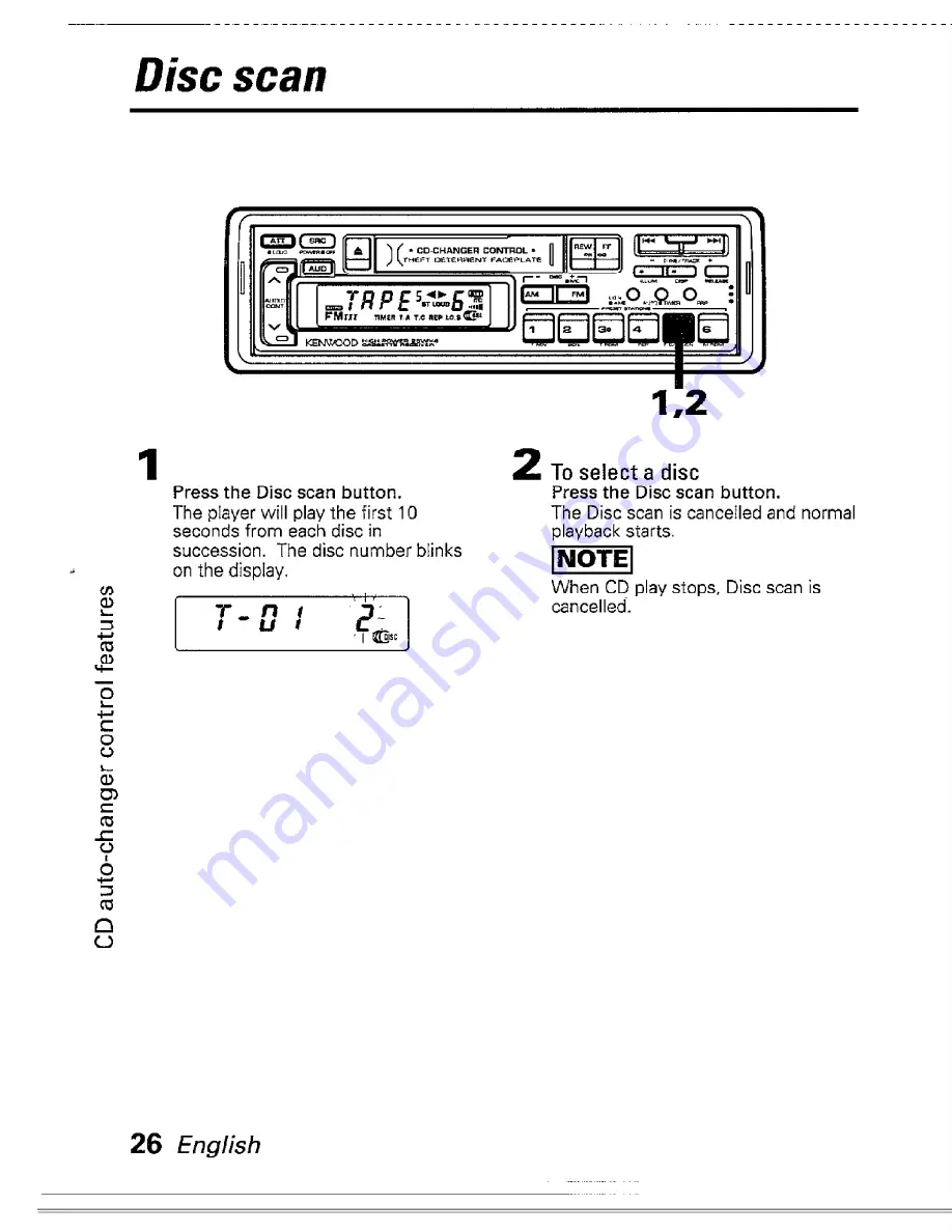 Kenwood KRC-480 Instruction Manual Download Page 26