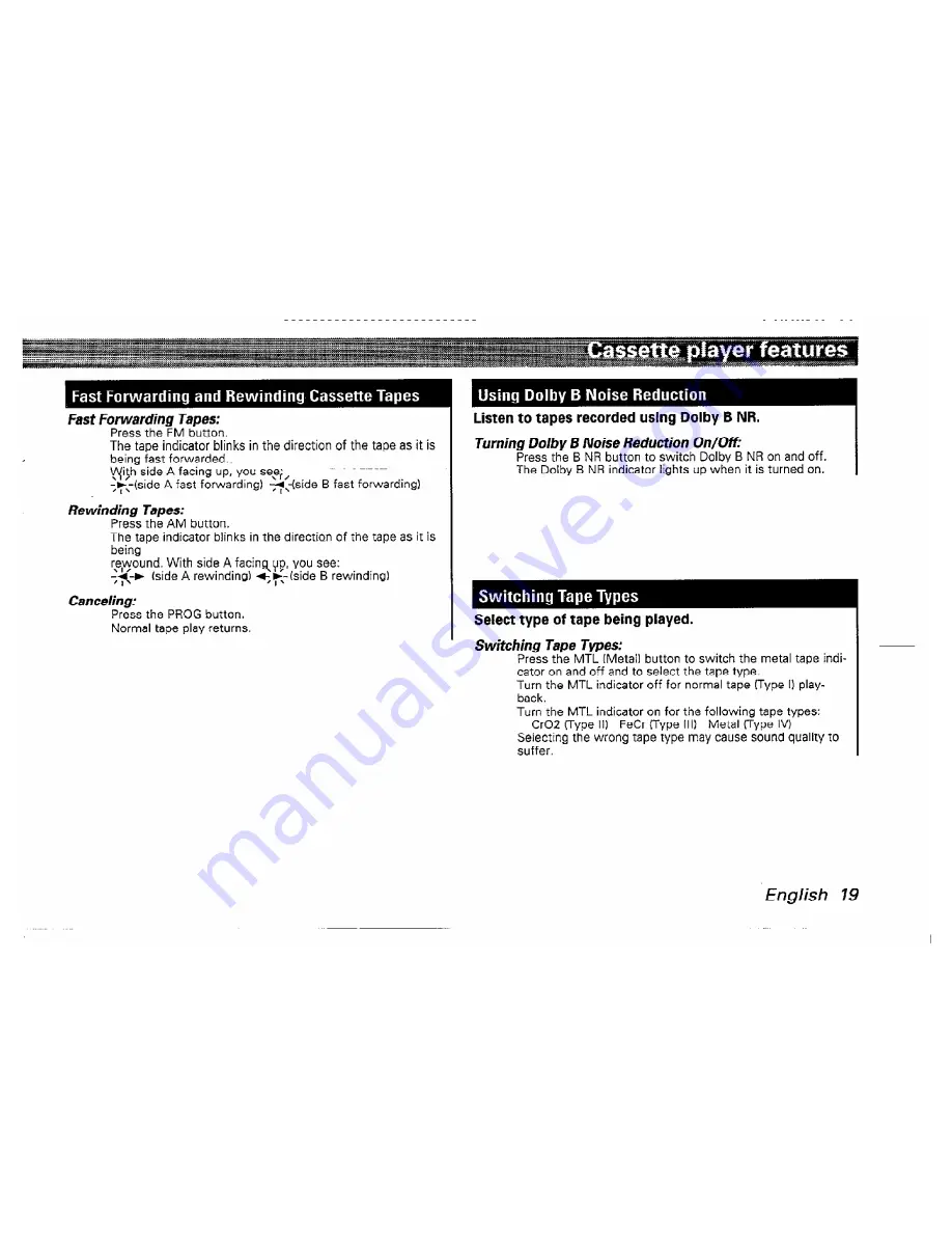 Kenwood KRC-502 Instruction Manual Download Page 19