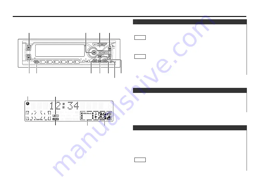 Kenwood KRC-509S Instruction Manual Download Page 5