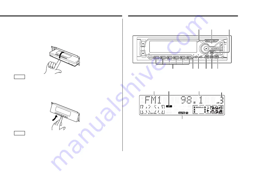 Kenwood KRC-509S Instruction Manual Download Page 9