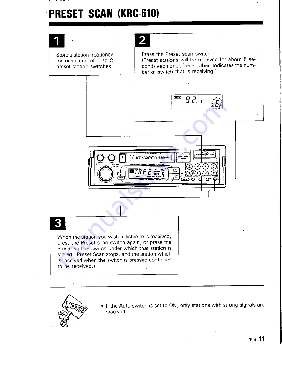 Kenwood KRC-510 Скачать руководство пользователя страница 11