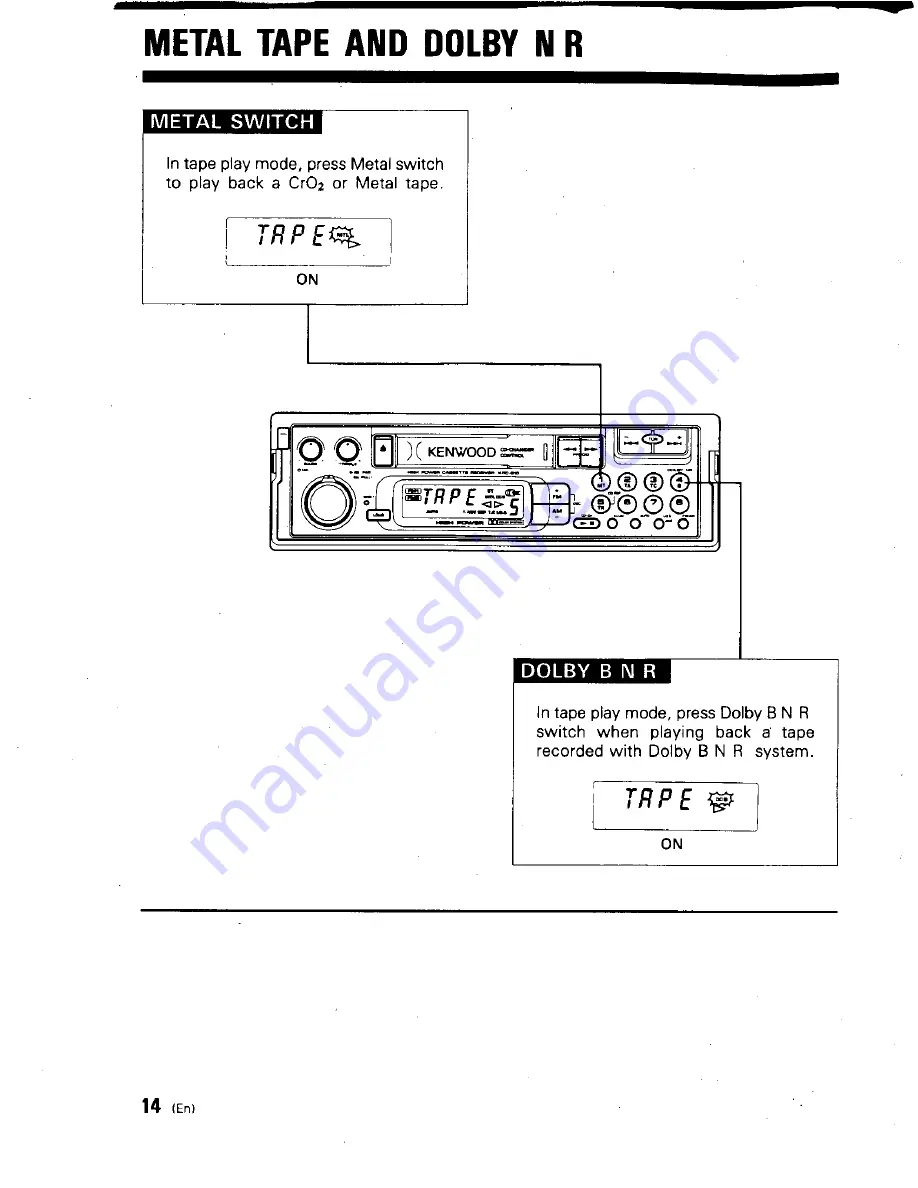 Kenwood KRC-510 Скачать руководство пользователя страница 14