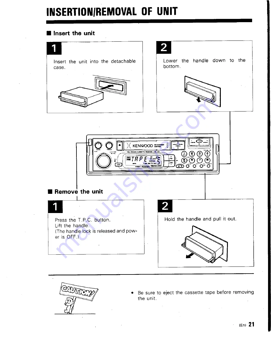 Kenwood KRC-510 Скачать руководство пользователя страница 21