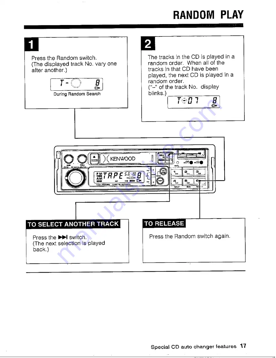 Kenwood KRC-540 Instruction Manual Download Page 17