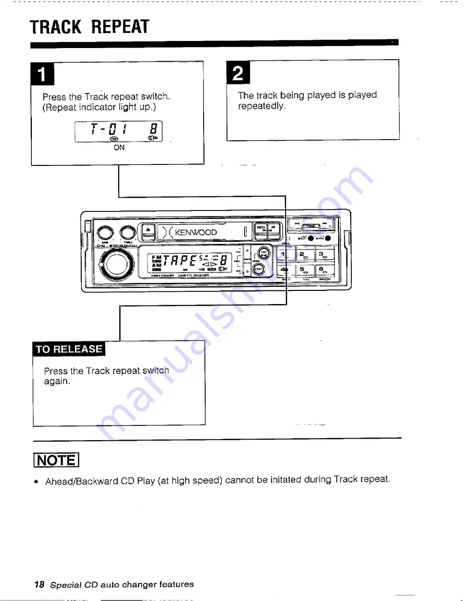 Kenwood KRC-540 Instruction Manual Download Page 18