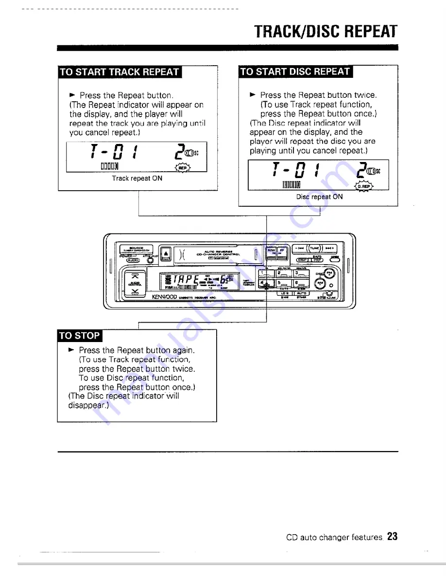 Kenwood KRC-560 Instruction Manual Download Page 23