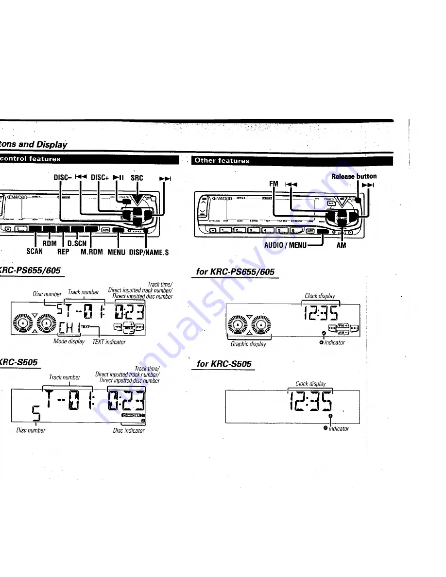 Kenwood KRC-605 Instruction Manual Download Page 8