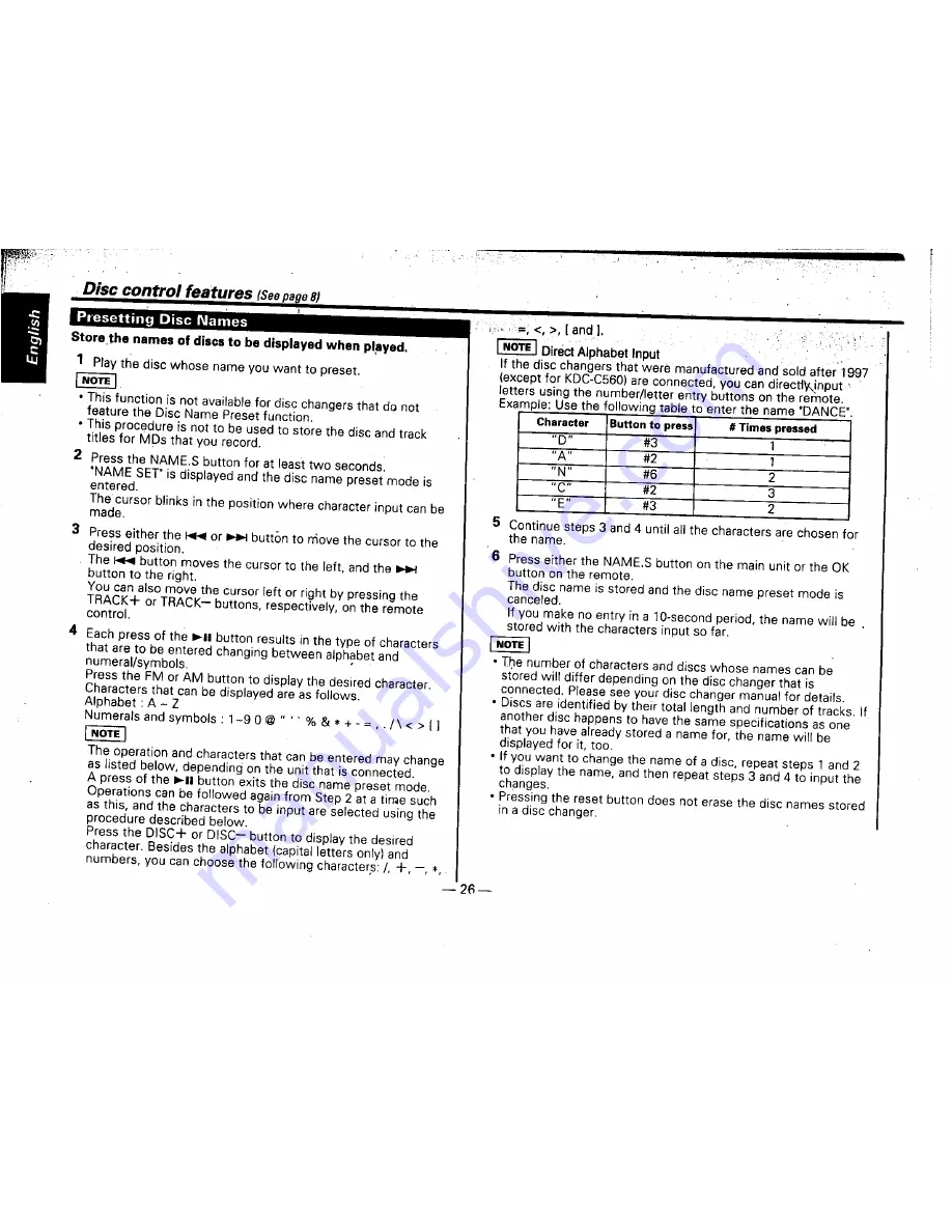 Kenwood KRC-705 Instruction Manual Download Page 26