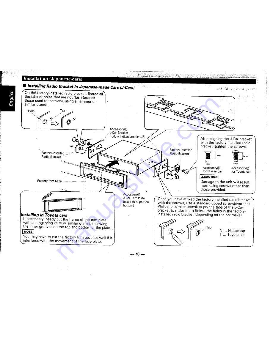 Kenwood KRC-705 Instruction Manual Download Page 40