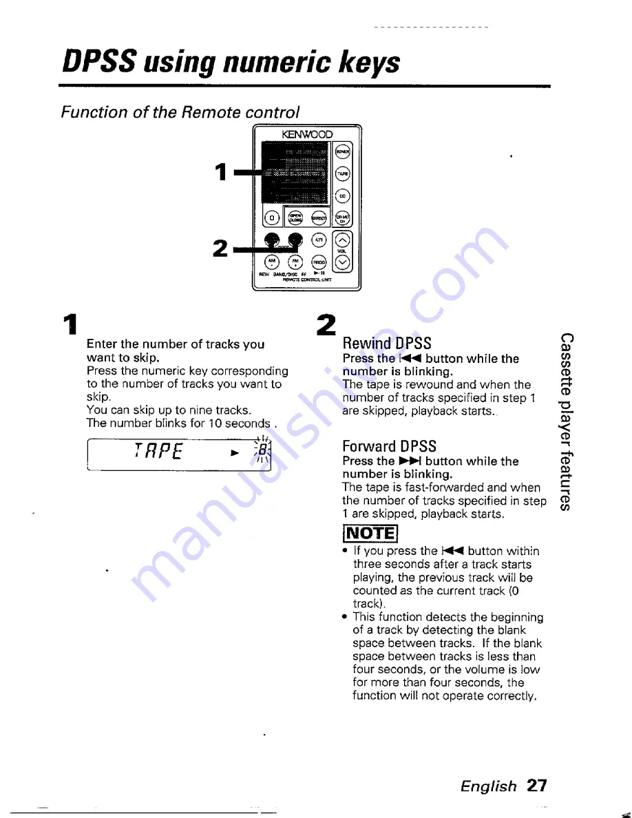 Kenwood KRC-801 Скачать руководство пользователя страница 27