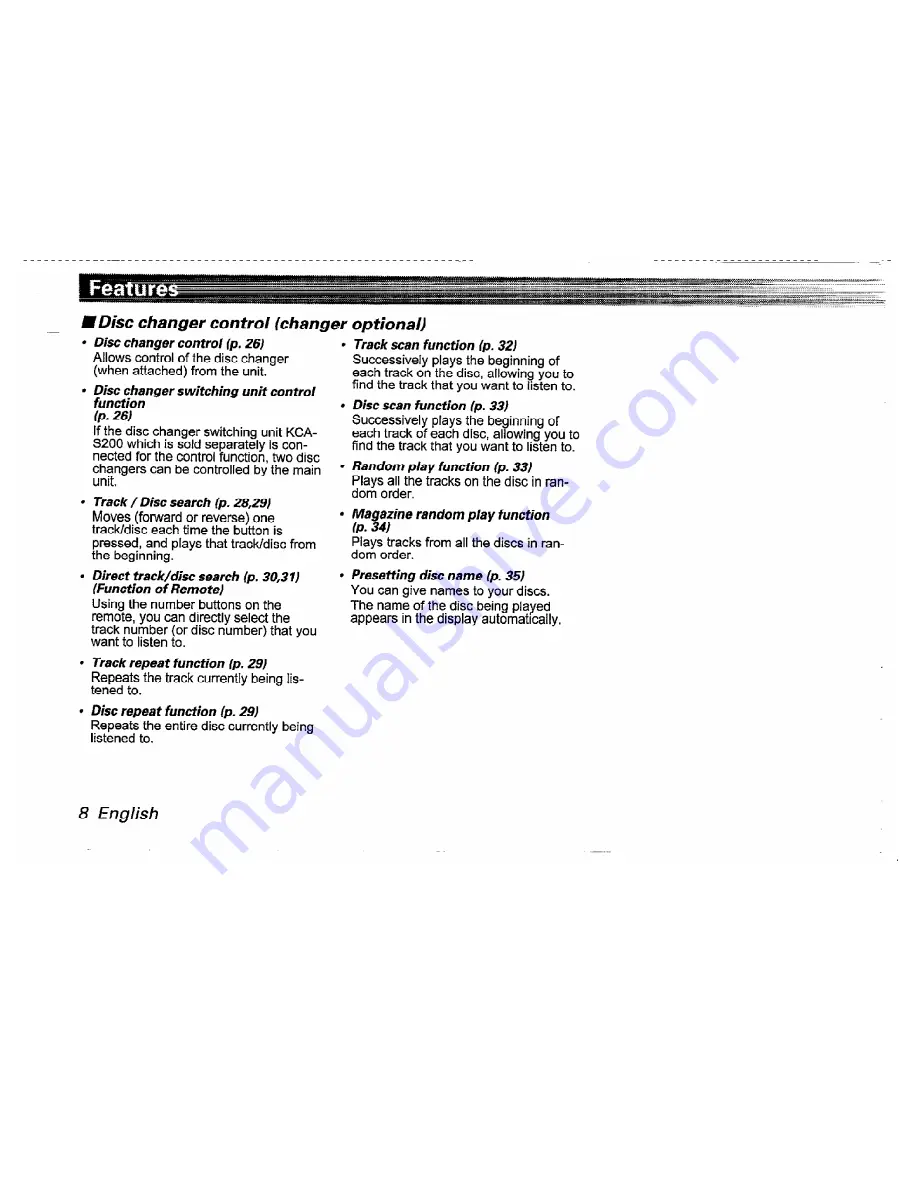 Kenwood KRC-802 Instruction Manual Download Page 8