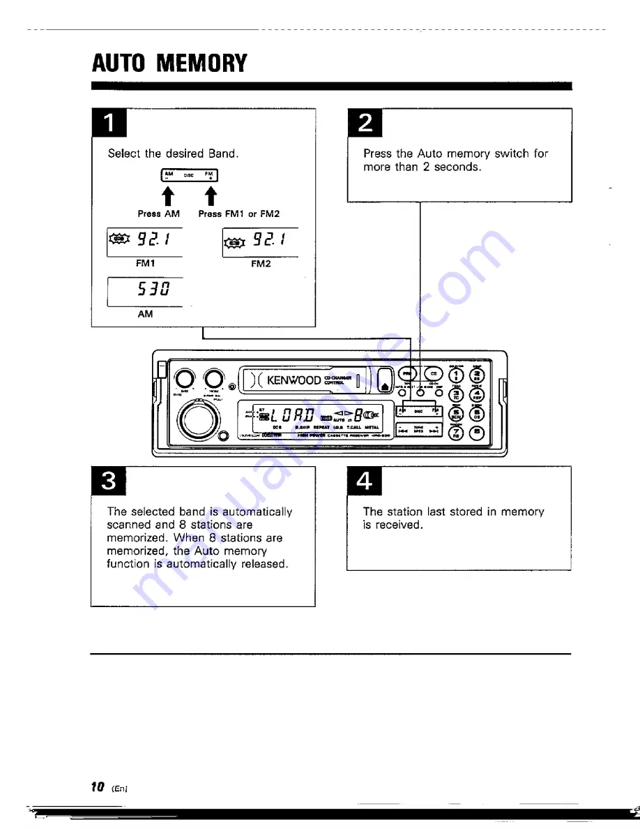 Kenwood KRC-830 Instruction Manual Download Page 10