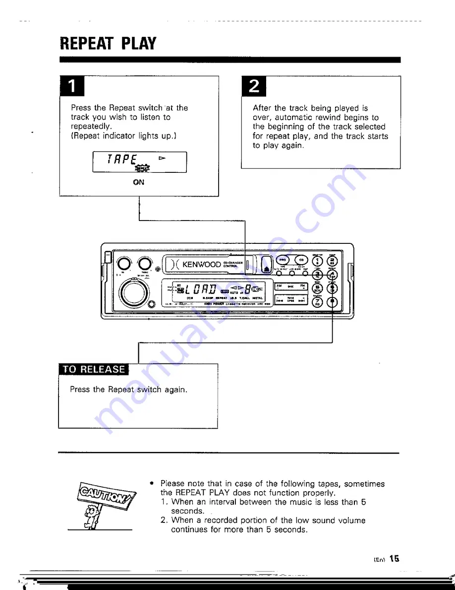 Kenwood KRC-830 Instruction Manual Download Page 15