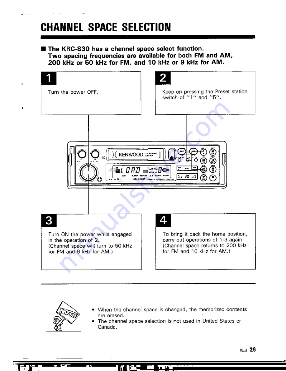 Kenwood KRC-830 Скачать руководство пользователя страница 29