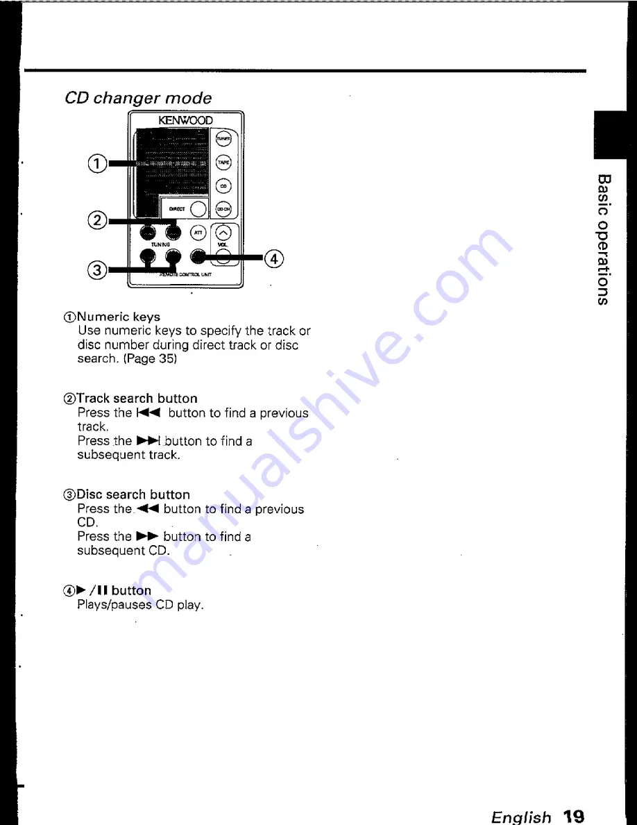 Kenwood KRC-880 Instruction Manual Download Page 19