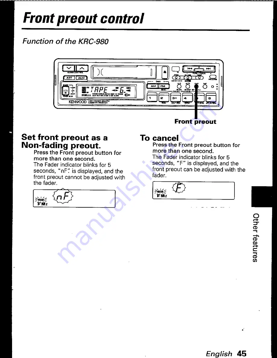 Kenwood KRC-880 Скачать руководство пользователя страница 45