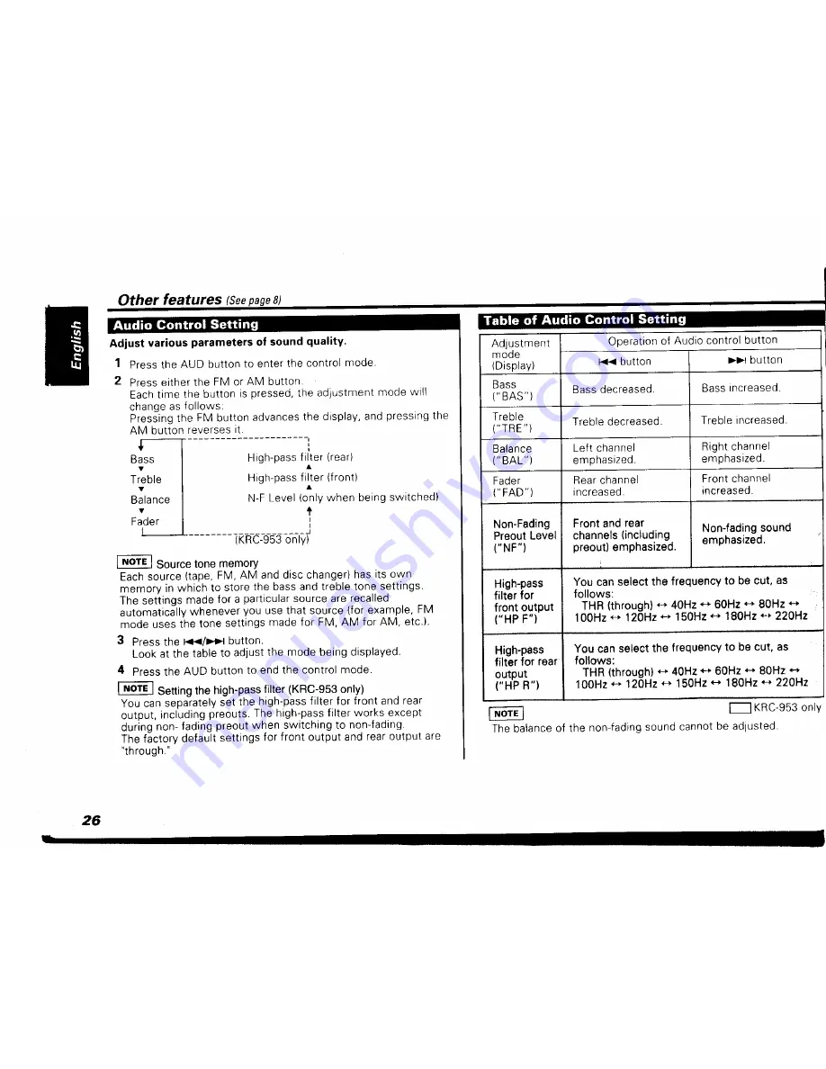 Kenwood KRC-903 Instruction Manual Download Page 24