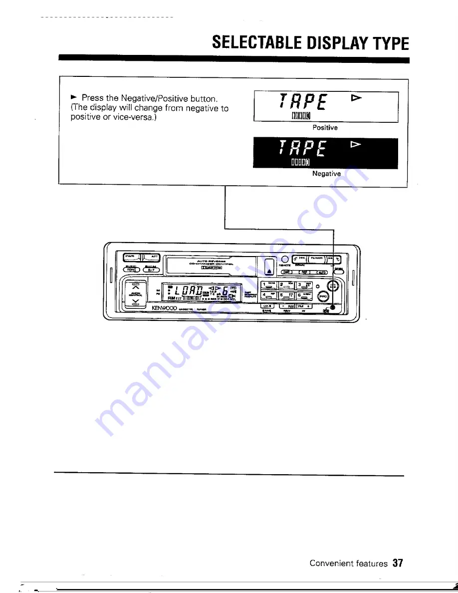 Kenwood KRC-960 Instruction Manual Download Page 37