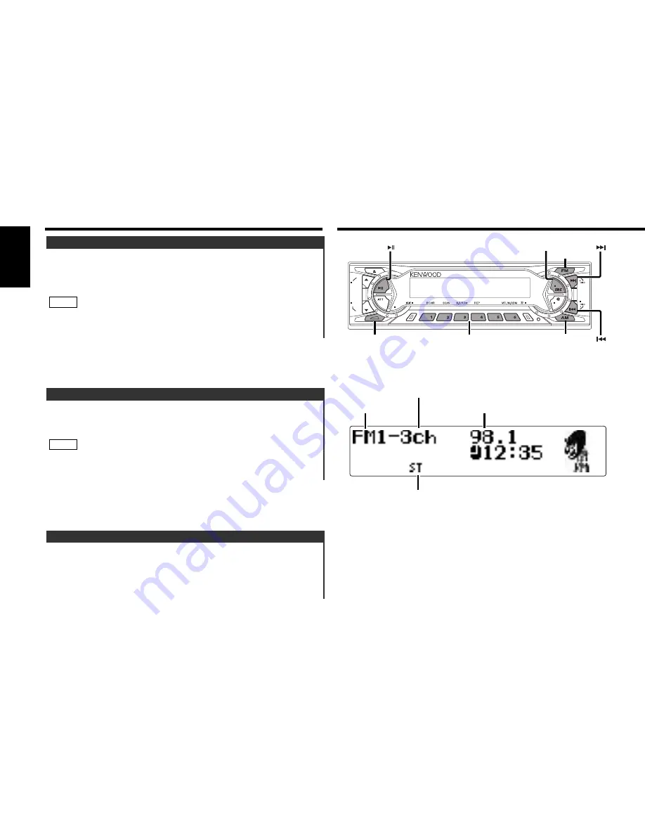 Kenwood KRC-PS979R Скачать руководство пользователя страница 18