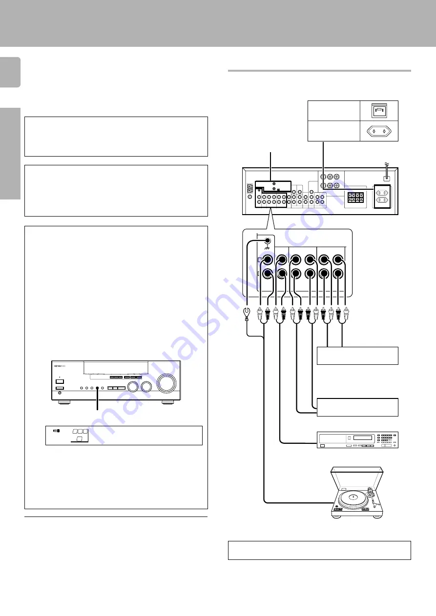 Kenwood KRF-V5010 Instruction Manual Download Page 8