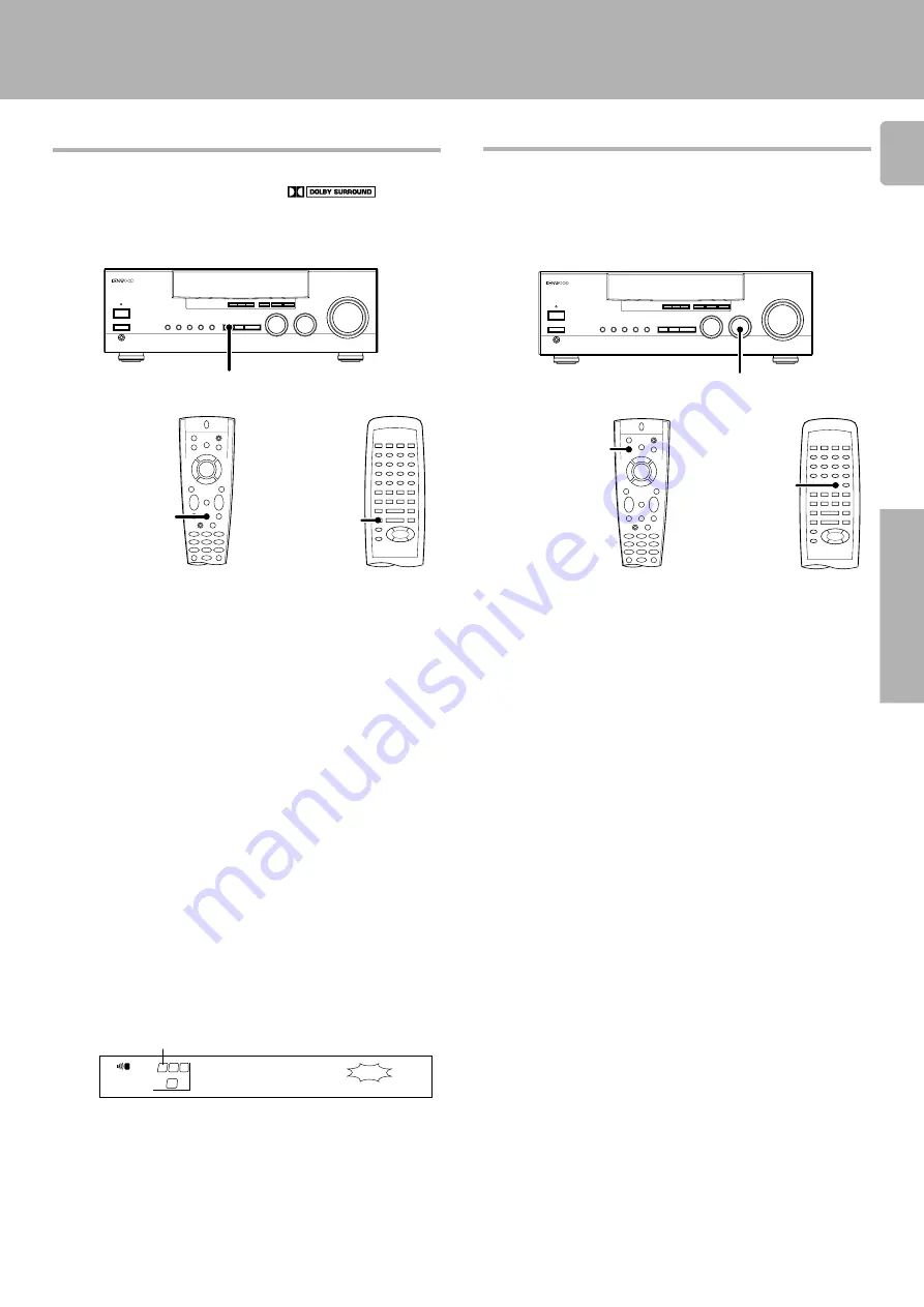 Kenwood KRF-V5010 Instruction Manual Download Page 23