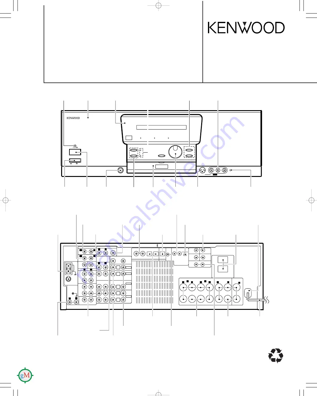 Kenwood KRF-V9992D Скачать руководство пользователя страница 1