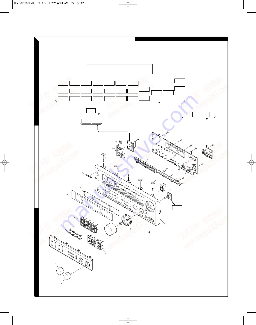 Kenwood KRF-X9080D Service Manual Download Page 25