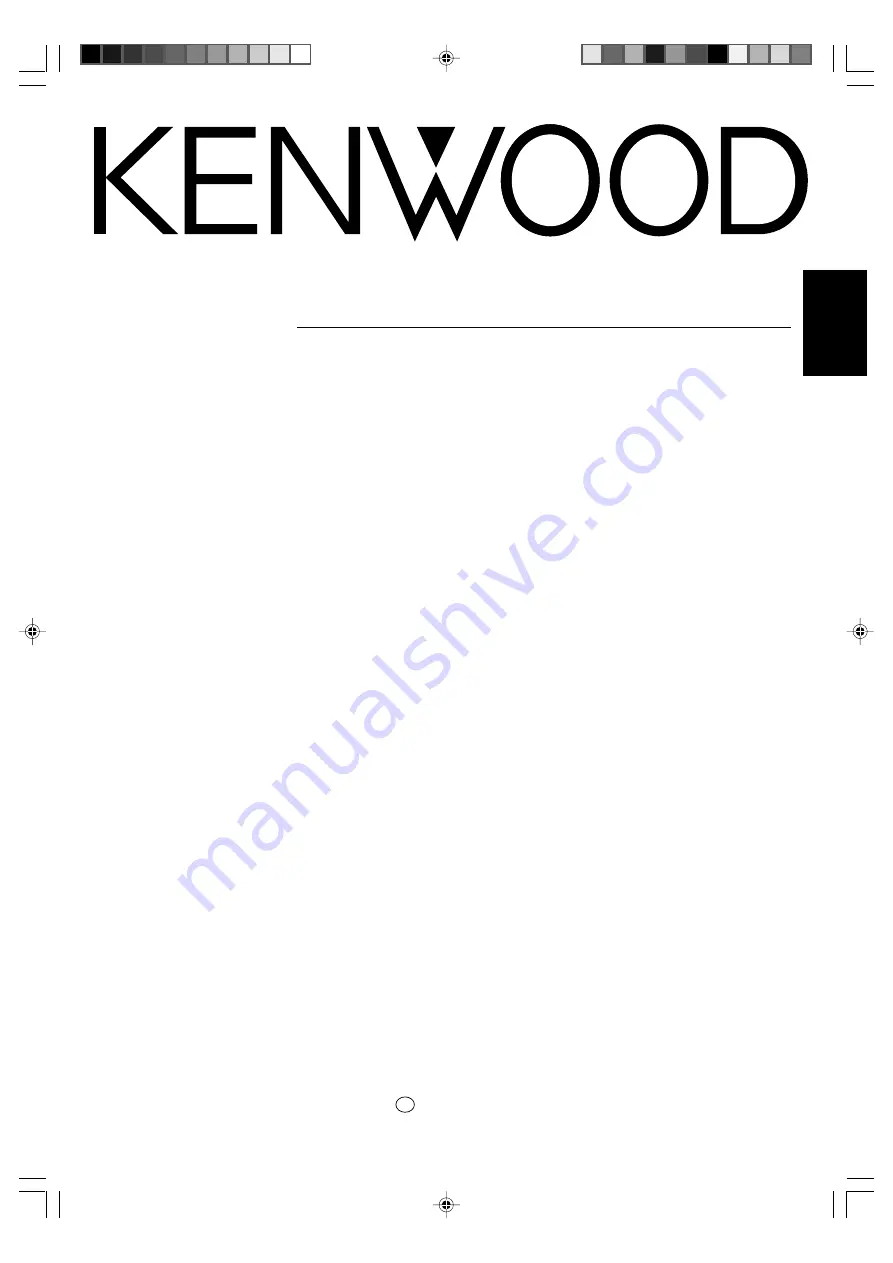 Kenwood KS-908EX Instruction Manual Download Page 1