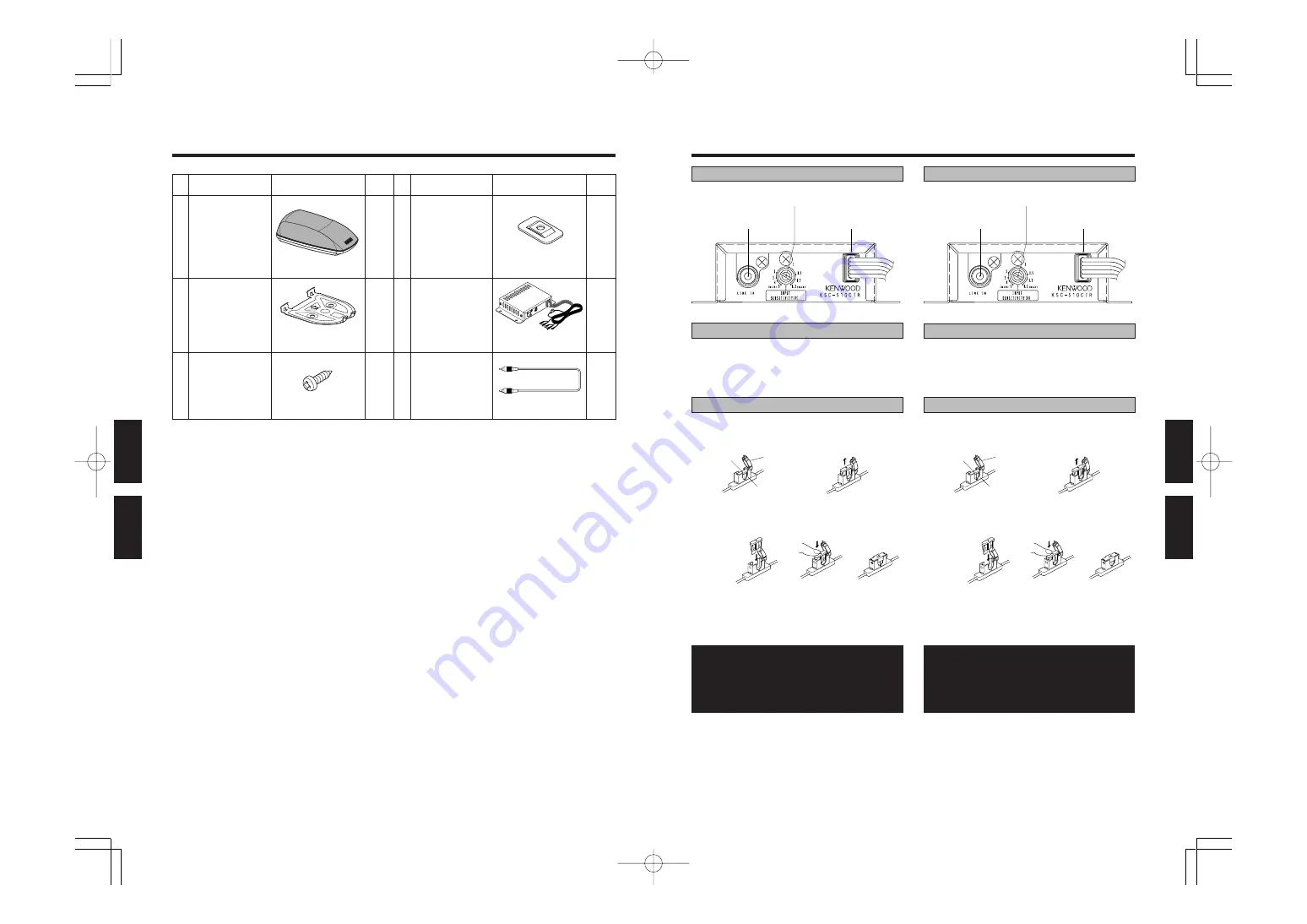 Kenwood KSC-510CTR Instruction Manual Download Page 19