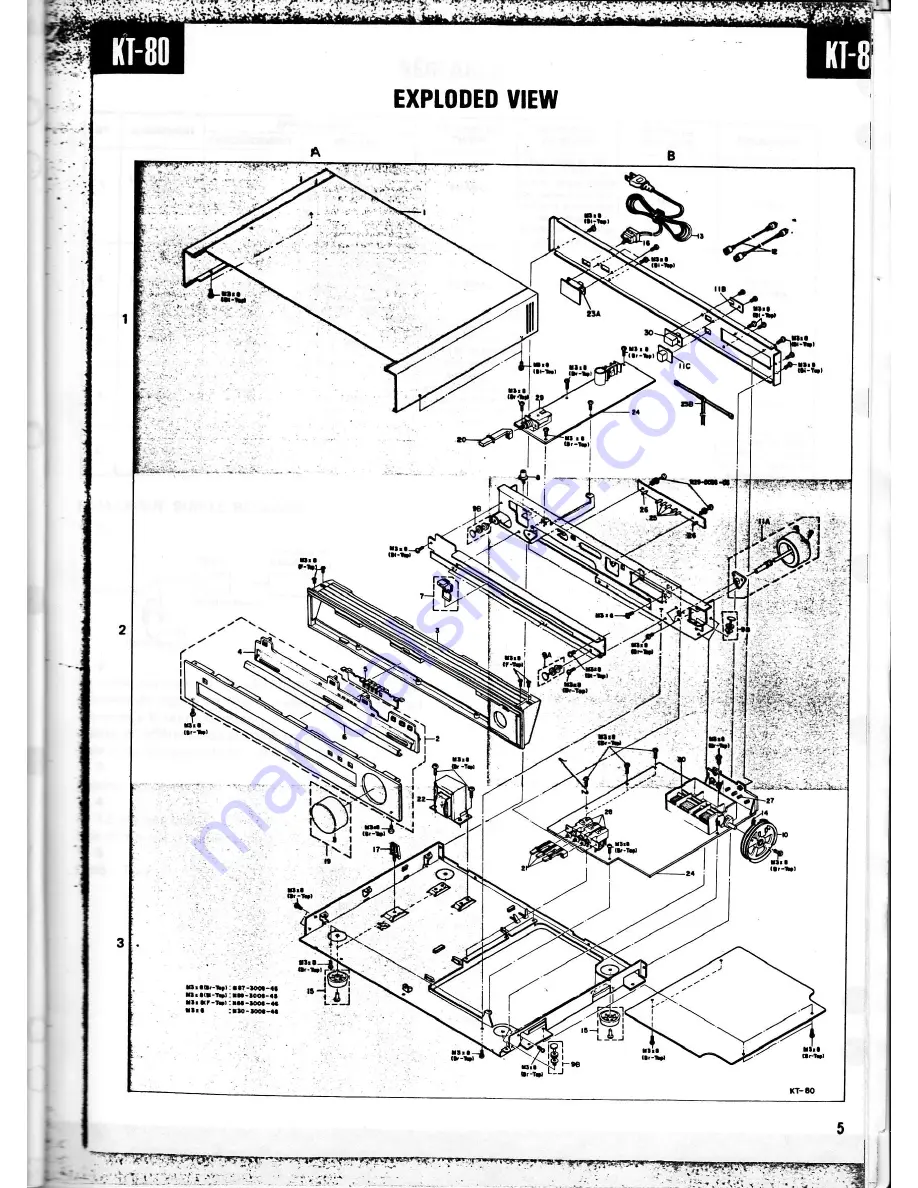 Kenwood KT-80 Скачать руководство пользователя страница 6