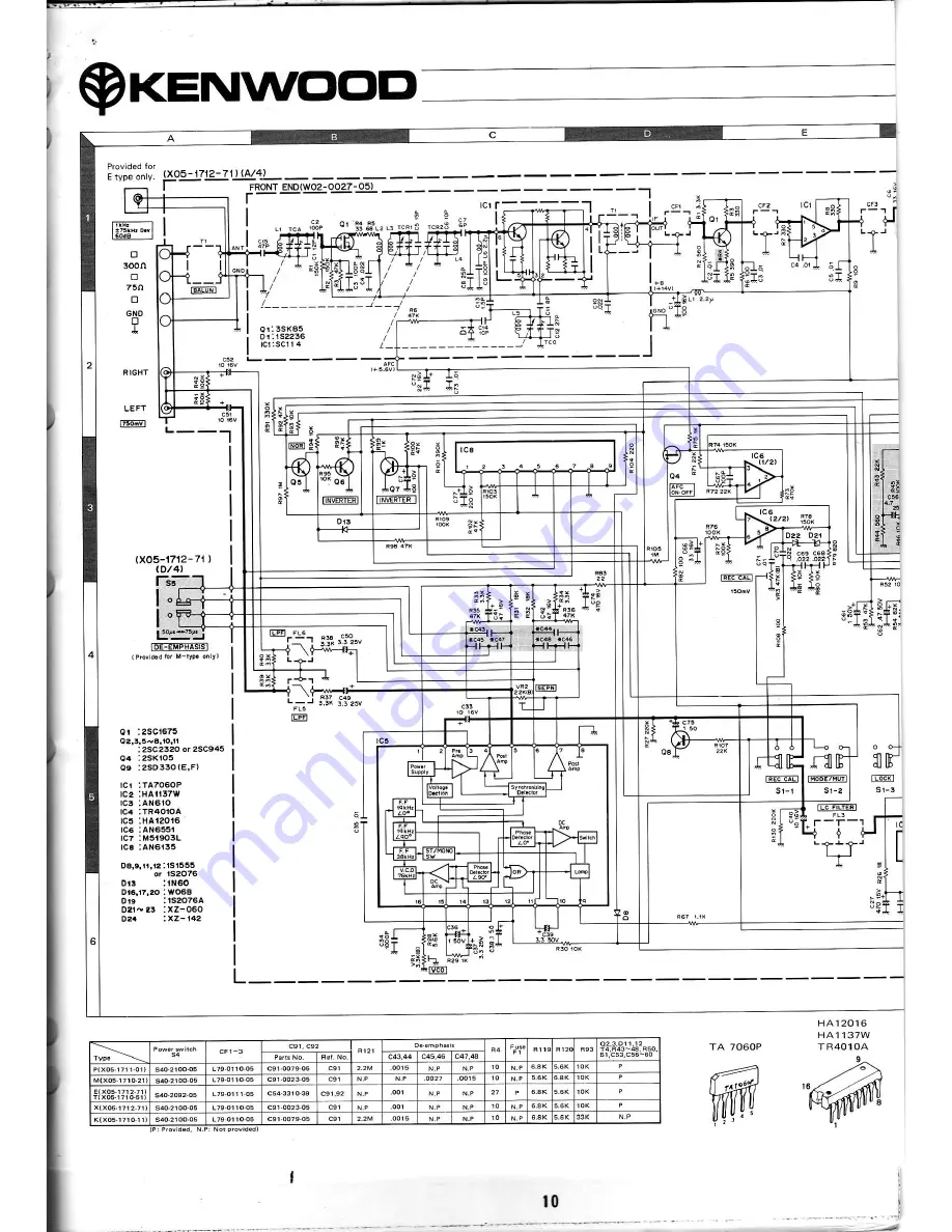 Kenwood KT-80 Скачать руководство пользователя страница 11