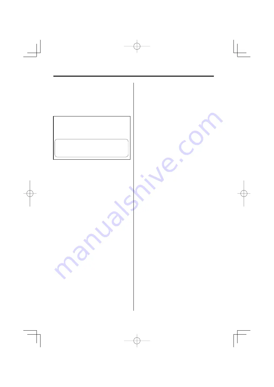 Kenwood KTS-MP400MR - Radio / CD Instruction Manual Download Page 3