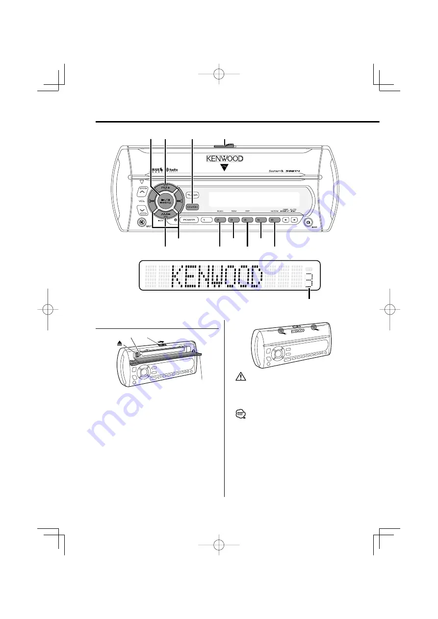 Kenwood KTS-MP400MR - Radio / CD Instruction Manual Download Page 50