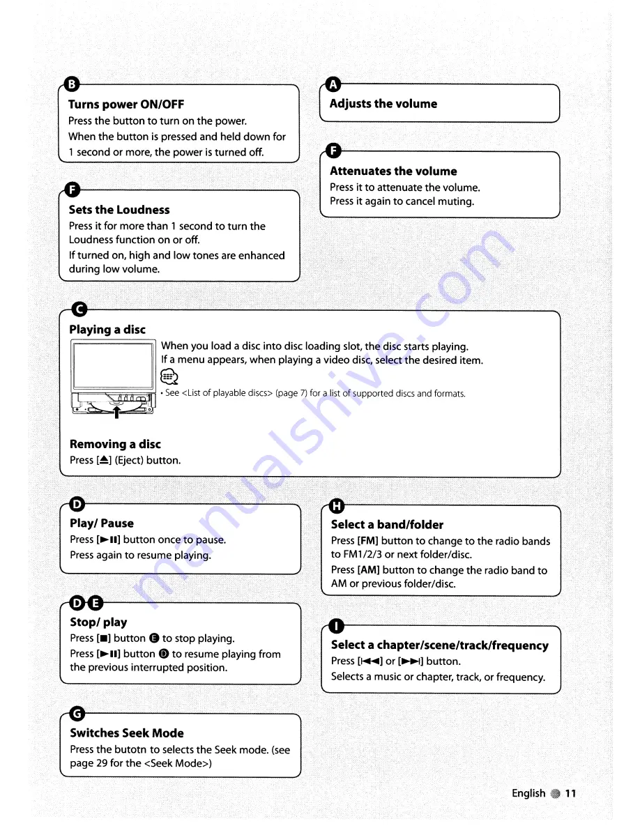 Kenwood KVT-512 Instruction Manual Download Page 11