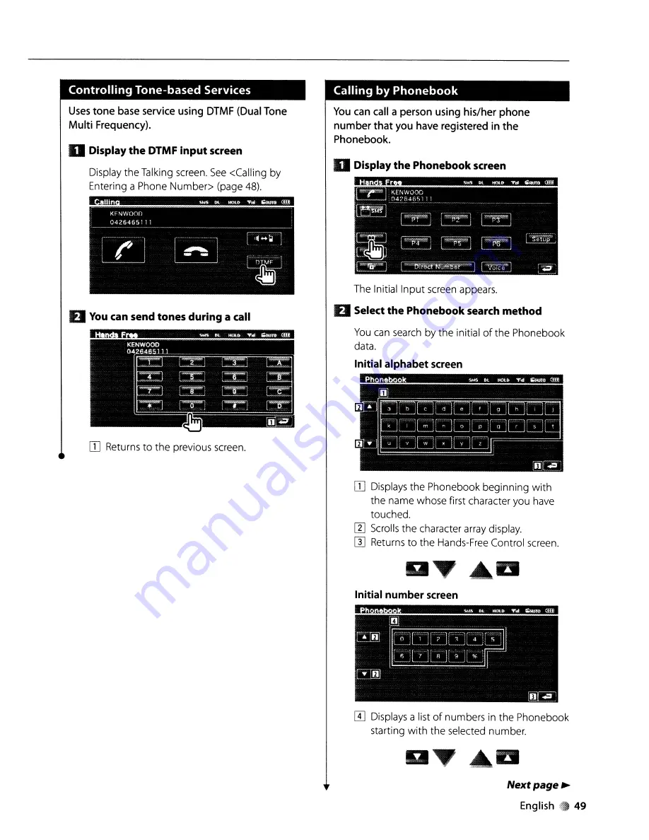 Kenwood KVT-512 Instruction Manual Download Page 49