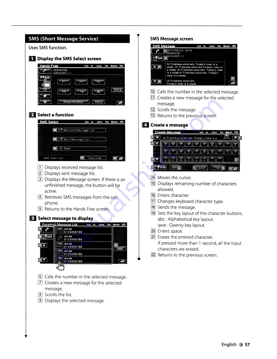 Kenwood KVT-512 Instruction Manual Download Page 57