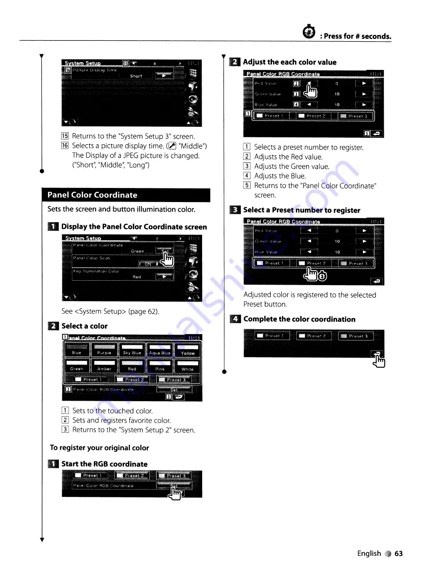 Kenwood KVT-512 Instruction Manual Download Page 63