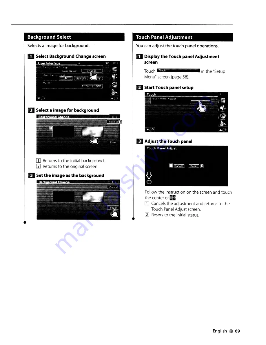 Kenwood KVT-512 Instruction Manual Download Page 69