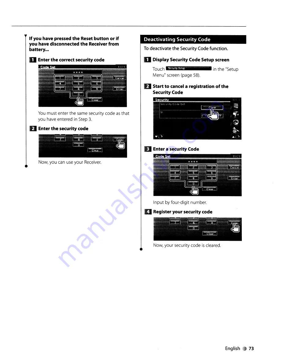 Kenwood KVT-512 Instruction Manual Download Page 73