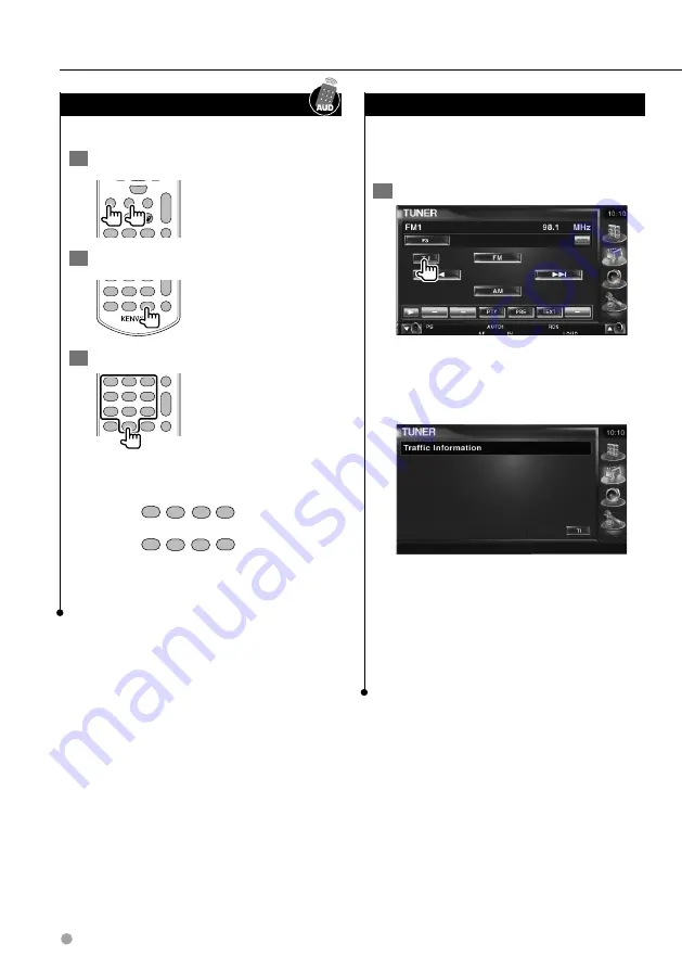 Kenwood KVT-729DVD Instruction Manual Download Page 36