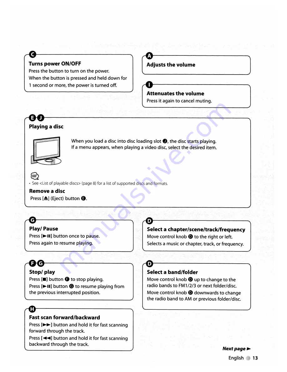 Kenwood KVT-819DVD Скачать руководство пользователя страница 13