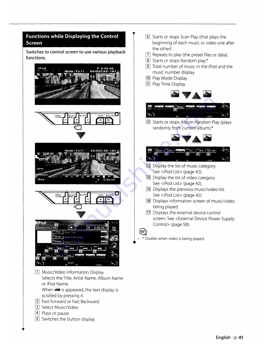 Kenwood KVT-819DVD Скачать руководство пользователя страница 41