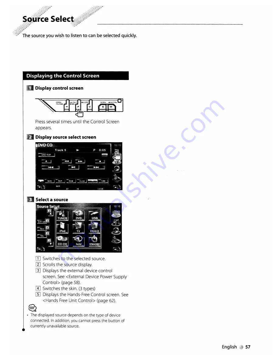 Kenwood KVT-819DVD Скачать руководство пользователя страница 57