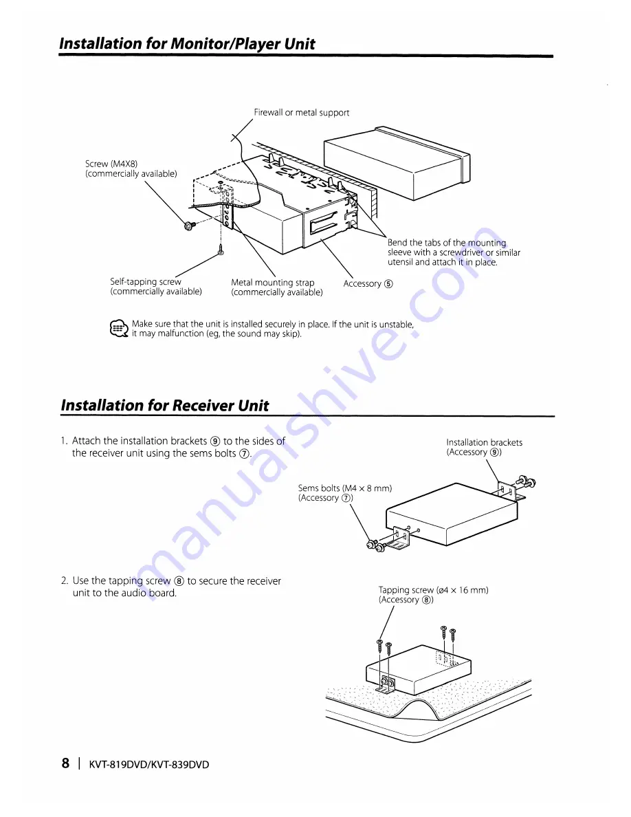 Kenwood KVT-819DVD Скачать руководство пользователя страница 112